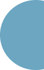 A large blue circle occupies most of the right side of the image, extending off the edges, on a plain white background—a modern nod to Ealaín na Gaeltachta.